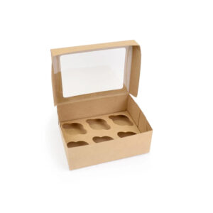 Caixa para 6 cup-cakes