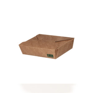 Marmita rectangular kraft 750 ml